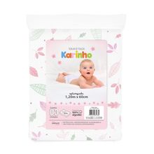 Toalha de Fralda Bebê Rosa Contém 03 Un Karinho