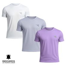 Kit 3 Camisetas Diadora Small Logo Masculina