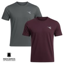 Kit 2 Camisetas Diadora Small Logo Masculina