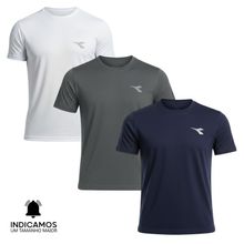 Kit 3 Camisetas Diadora Small Logo Masculina
