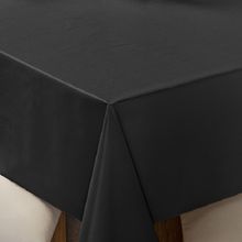 Toalha de Mesa Térmica PVC Impermeável 6 Cadeiras 1,40 x 2,00m PVC e Polietileno - Preto