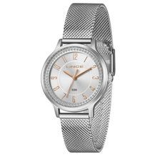 Relógio Lince Feminino Ref: Lrmh260l36 S2sx Casual Mesh Prateado