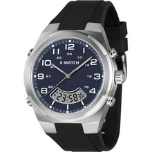 Relógio X-Watch Masculino Ref: Xmspa035 D2px Anadigi Prateado