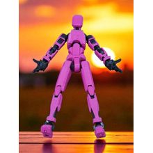 Impressão Em 3D Ação Figura Dummy 13 Boneco Montagem Modelo 14 CM Brinquedos Articulado Infantis Presentes Variados