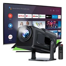 Projetor Hy320 Smart Tv Mini Wifi6 4k Full Hd Android