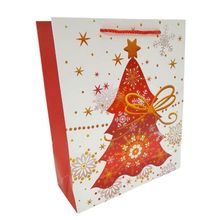 Sacola de Presente Natalina 32 x 16 x 12 cm  Mod 9 - Quanhe