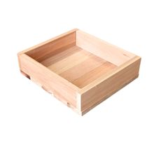 Caixa Organizadora De Madeira 34x30x9 cm Eucalipto NeonX