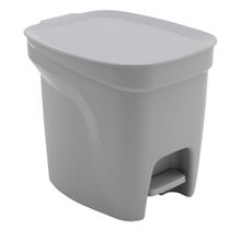 Lixeira Tramontina 7 Litros Compact em Polipropileno Cinza
