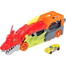 Caminhão Hot Wheels City Reboque de Dragão GTK42 - Mattel