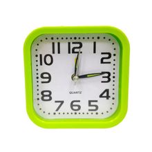 Relógio Mesa Quadrado 9,5 x 9,5 cm N239559-4 Verde Quanhe