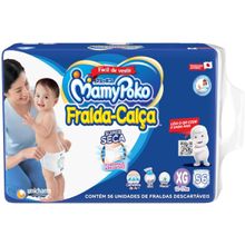 Fralda Calça Descartável Mamypoko Cuidado Real  XG 52 Unidades