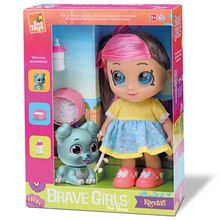 Boneca Brave Girls Kendall com Pet Bee Toys