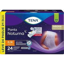 Roupa Íntima Tena Pants Noturna P/M 24 Unidades