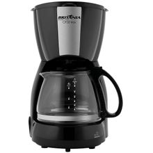 Cafeteira Britânia CP30 Inox Preta com Jarra de Vidro 220V