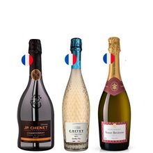 Kit Espumantes Francês JP Chenet, Calvet e Veuve - Magnifique