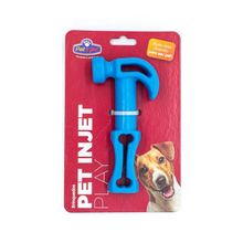 Brinquedo Cães Pet Play Martelo Azul Rígido - Pet Injet