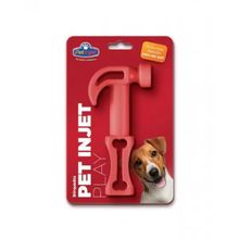 Brinquedo Cães Pet Play Martelo Vermelho Rígido - Pet Injet