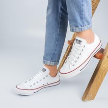 Tênis Converse All Star Cano Baixo de Napa Chuck Taylor