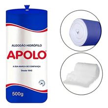 Rolo Algodão Apolo Hidrófilo - 500g