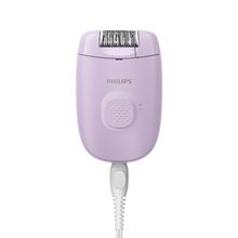 Depilador Philips Satinelle BRE237/00 Cabeça Lavável Pente Aparador Capa Massageadora Branco e Rosa Bivolt