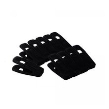 Kit 10 Presilhas de Veludo para Cabides Lyor 2,5 x 2,2 x 7 cm