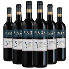 Kit Caixa Fechada 6 Vinho Tinto Fiuza 3 Castas Blend