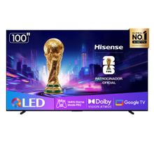 Smart TV 4K Hisense QLED 100” Polegadas com Subwoofer Embutido, Modo Jogo Pro, 144Hz e Wi-Fi - 100Q7QG
