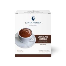 Café Santa Monica Chocolate Cremoso em sachê 20 unidades