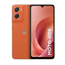 Smartphone Motorola Moto g06 4G Tela 6,9” 128GB Câmera 50MP Laranja