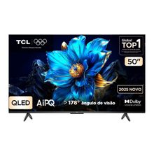 Smart TV 50" TCL 50P7K 4K QLED UHD 60Hz com Sistema Operacional Google TV
