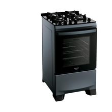 Fogão 4 Bocas Dako Supreme Timer Glass com Mesa de Vidro e Painel Touch Titanium – Bivolt