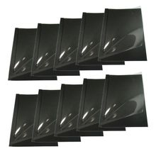 Kit 30 Capas De Encadernação Térmica Até 10 Folhas A4 Preta