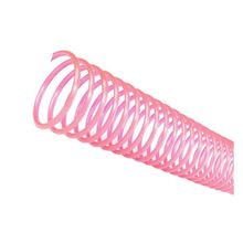 Espirais para Encadernação Rosa 9mm 50 Folhas 100 Unidades