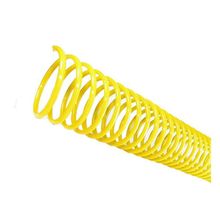 Espirais Encadernação Amarelo 12mm 70 Folhas 100 Unidades