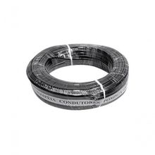 Fio Paralelo Pompéia Preto C- Tarja Branca 2×1,25mm - 100m