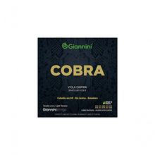 Encordoamento Viola Aço Prateado Tensão Leve Gesvl