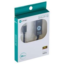 Adaptador Mini Displayport 1.2v X Hdmi Ativo 4k 20cm