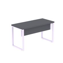 Mesa Escritório 1500x600x750mm M150-60pe40tub Grafito-lilas