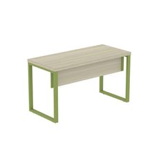 Mesa Escritório 1500x600x750mm M150-60pe40tub Castanheira Natural-verde Miró