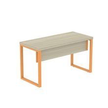 Mesa Escritório 1700x700x750 M170-70pe40tub Castanheira Natural-laranja Picasso