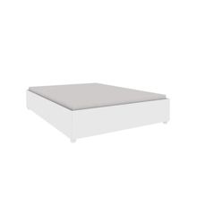 Cama Box Casal Grécia Neve/branco