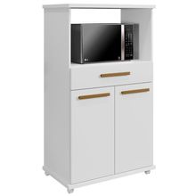 Balcão Conquista 2 Portas 1 Gaveta Branco Arte Móveis