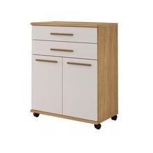 Balcão De Cozinha Mônaco 2 Portas 2 Gavetas Cinamomo Off White