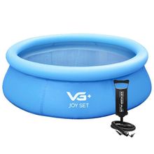 Piscina Inflável Joy Set 1000l Circular 183cm Com Bomba Vg Plus