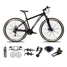 Bicicleta Aro 29 Absolute Nero 5 Freio Hidráulico K7 27v Alumínio Garfo Com Trava Mtb preto Tam: 15