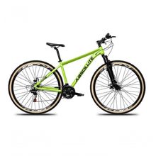 Bicicleta Aro 29 Absolute Nero 5 Alumínio Mountain Bike 24v Freio A Disco Garfo Suspensão Verde Tam: 19
