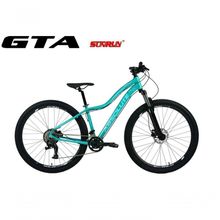 Bicicleta Aro 29 Feminina Absolute Hera Kit 2x9 Gta Sunrun K7 Freio A Disco Garfo C-trava Mtb Verde Tam: 17