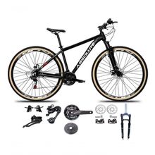 Bicicleta Aro 29 Absolute Nero 5 Kit 2x9 Gta Sunrun K7 Freio A Disco Garfo Com Trava Mtb preto Tam: 17
