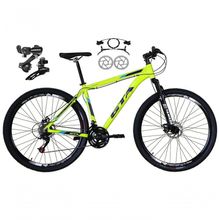 Bicicleta Aro 29 Gta Start Feminina Câmbios Shimano Freio Hidráulico 21v Mtb Alumínio amarelo Tam: 19