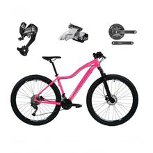 Bicicleta Aro 29 Absolute Hera Feminina Câmbios Shimano Altus 27v Freio Hidráulico K7 Garfo C-trava rosa Tam: 15